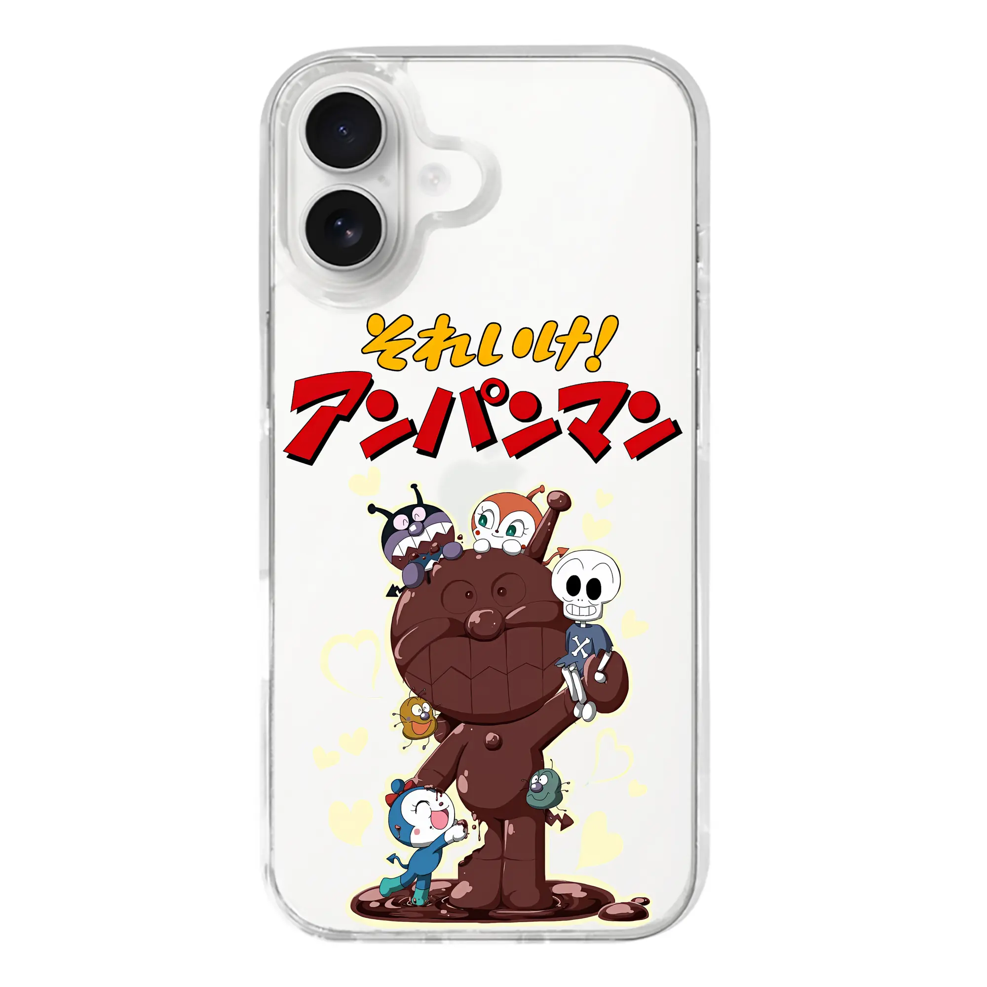 アンパンマン グッズ,ばいきんまん - iPhone 17シリーズ 透明スマホケース – 薄型・耐衝撃・精密フィット保護カバー